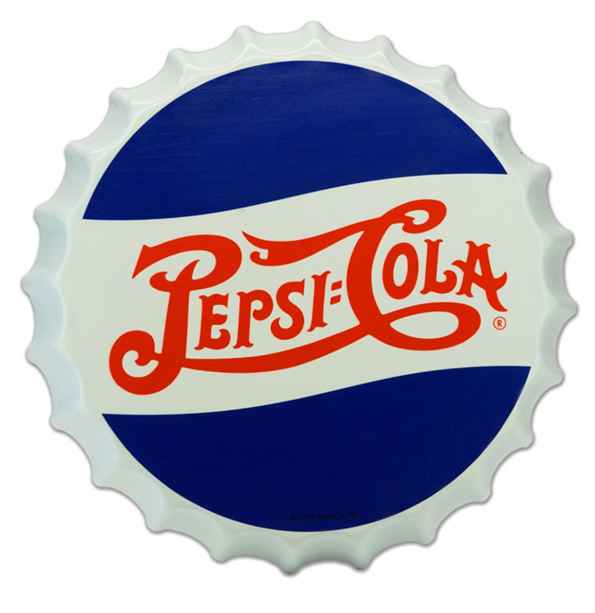 Tinnen Pepsi-Cola Flessendop Bord - 35 cm ø