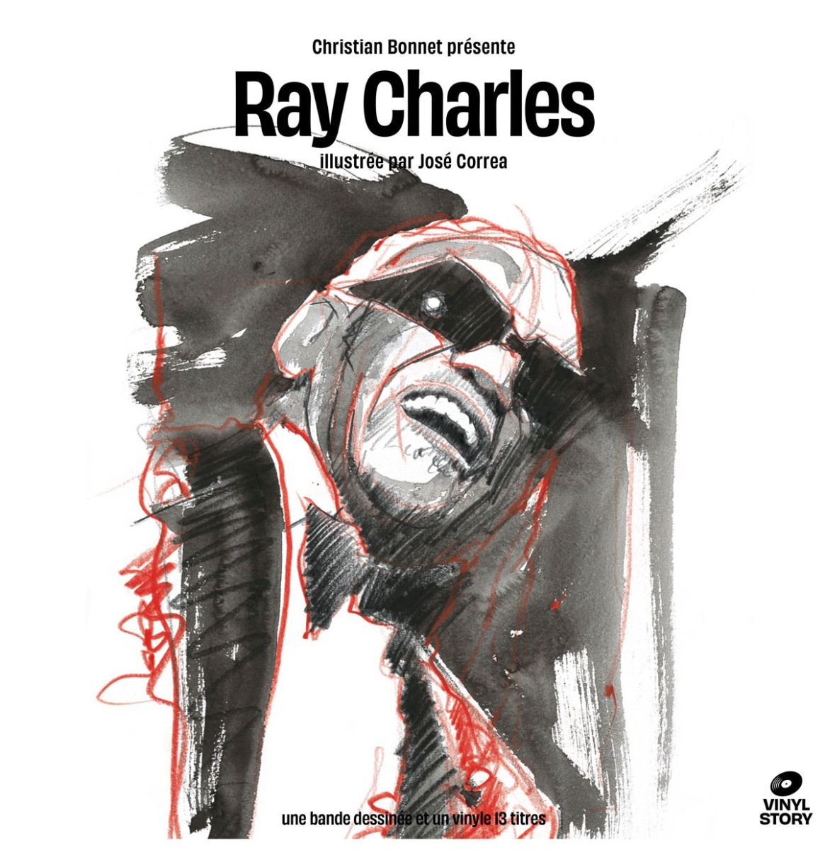 Ray Charles - Vinyl Story (Illustraties Door José Correa) LP + Boek