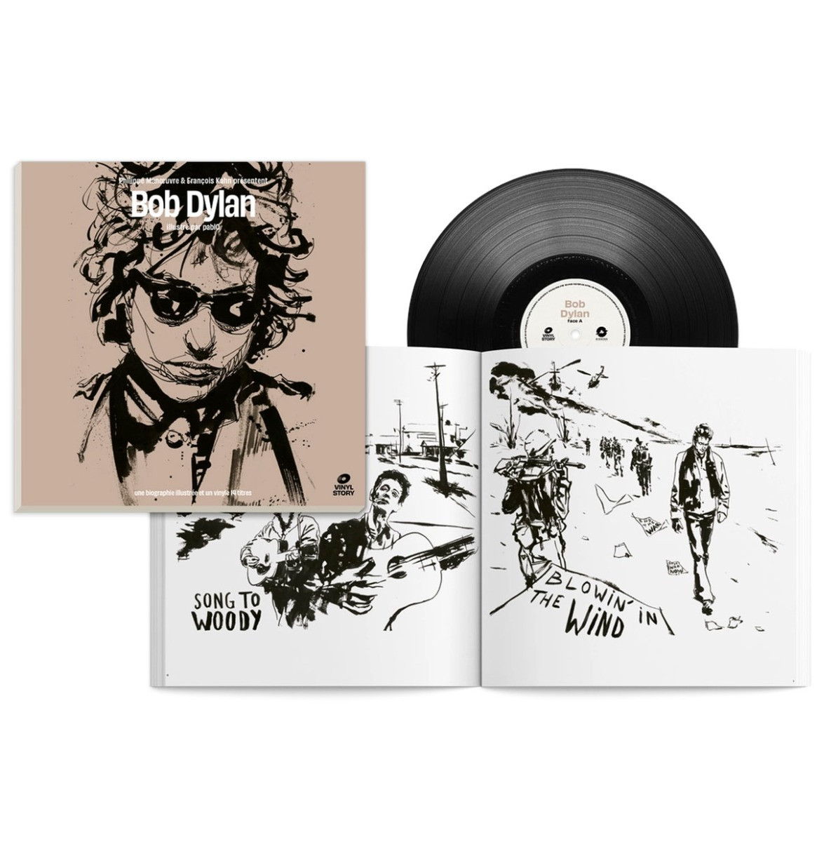 Bob Dylan - Vinyl Story LP - Inclusief Een Stripboek Van 28 Pagina&apos;s