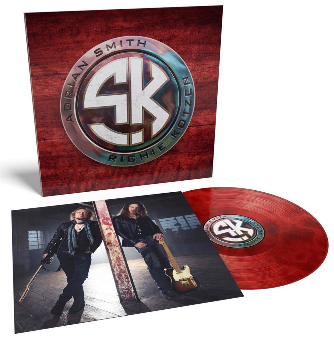 Adrian Smits & Richie Kotzen - Smith/Kotzen LP - Rood/Zwart Rook Gekleurd Vinyl - Beperkte Oplage