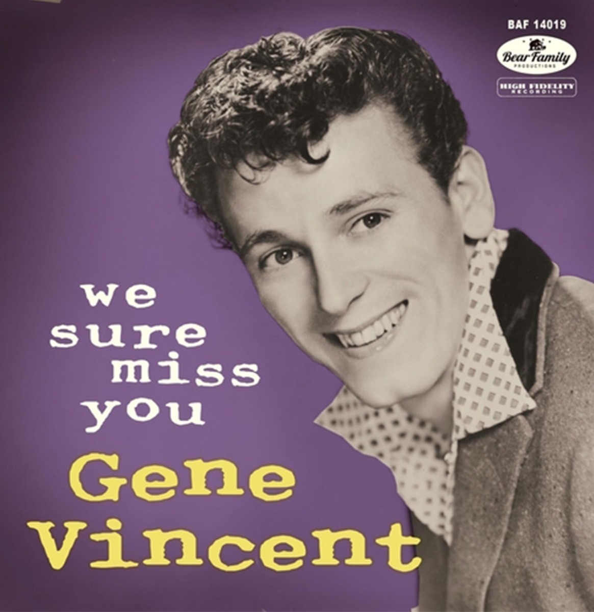 Gene Vincent - We Sure Miss You 10"Vinyl+CD