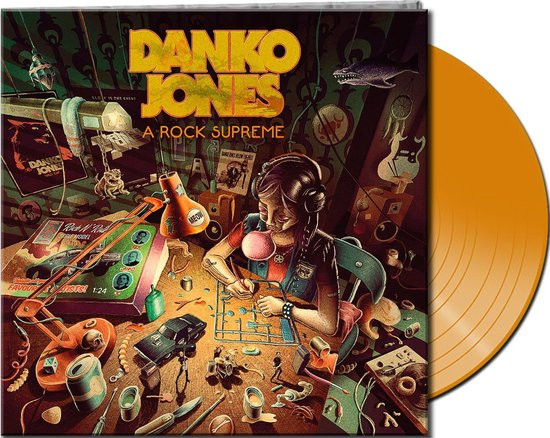 Danko Jones - A Rock Supreme ( Gekleurd Vinyl )LP