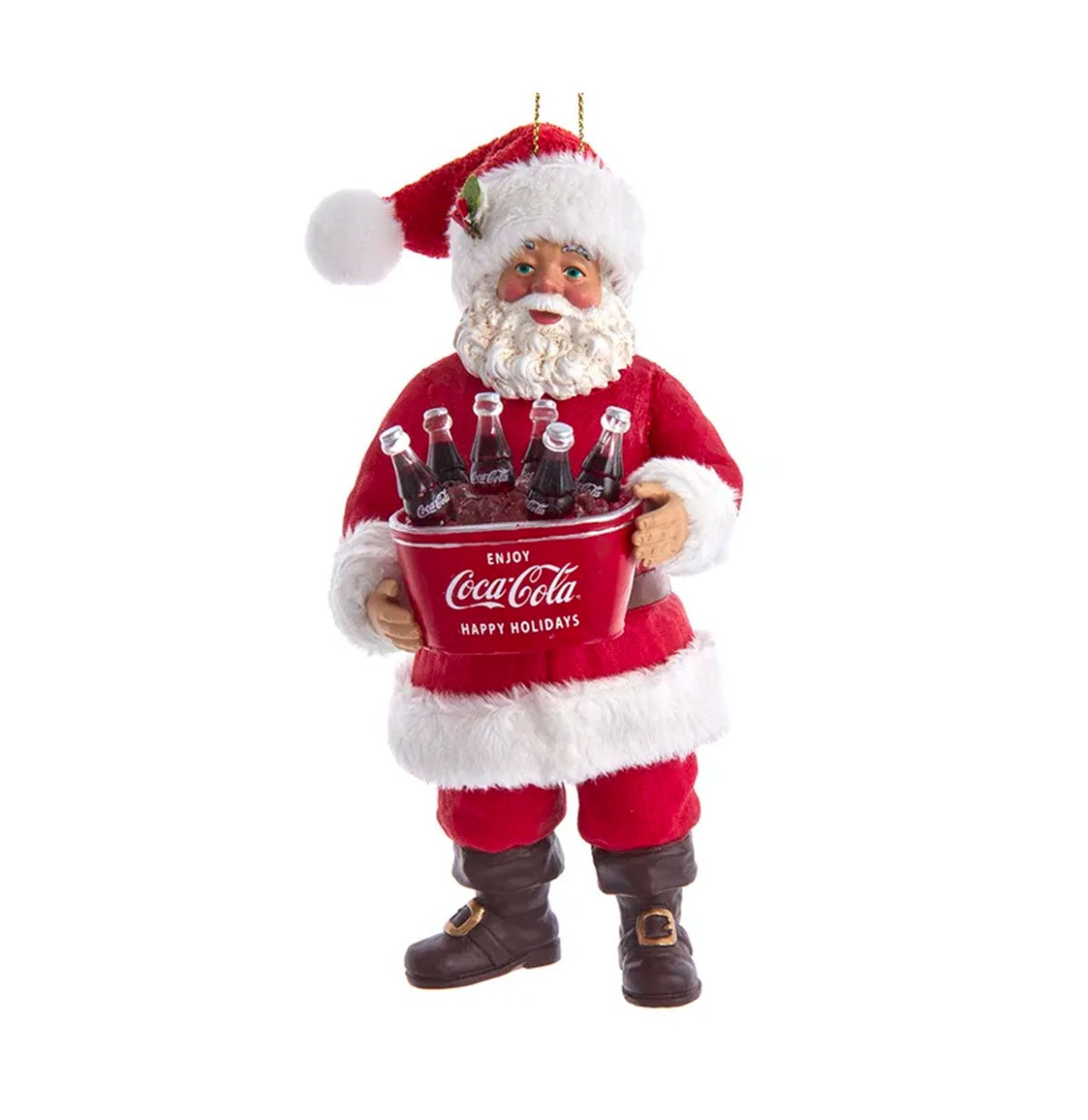 Coca-Cola Santa Met Emmer Kersthanger