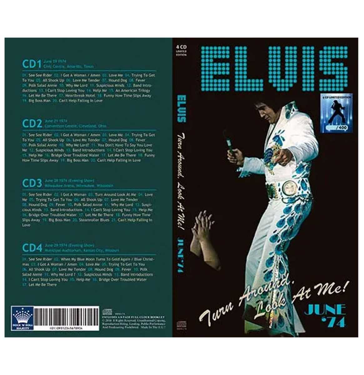 Elvis Presley: Turn Around, Look At Me - June &apos;74 - 4-CD Set