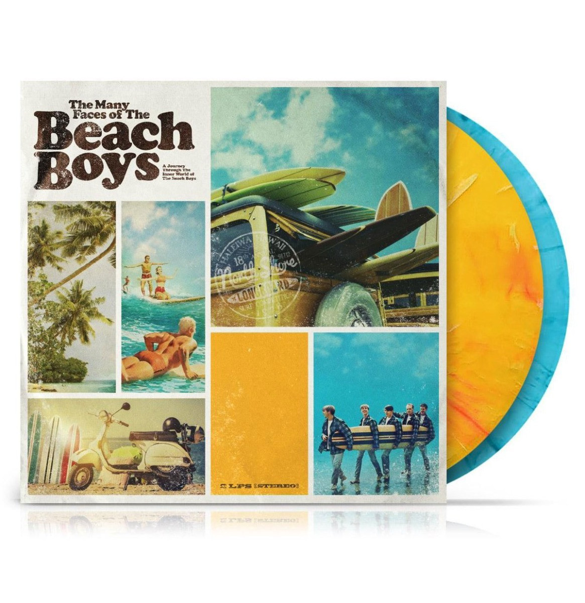 Various Artists - The Many Faces Of The Beach Boys (Gekleurd Vinyl) 2LP