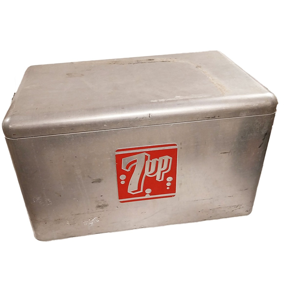 7UP Vintage Koelbox Aluminium - Origineel