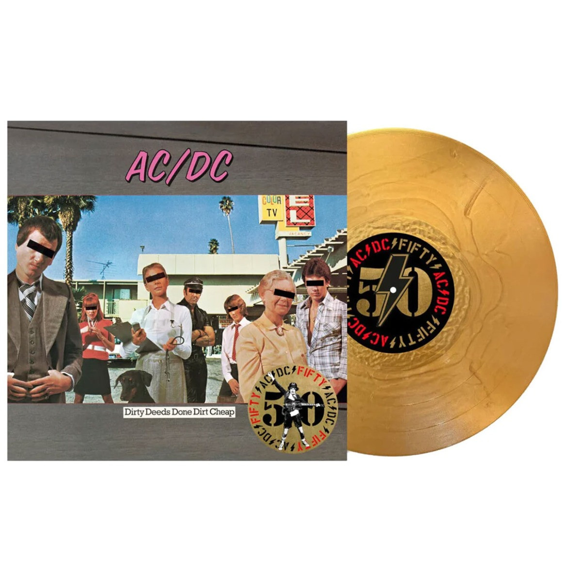 AC/DC - Dirty Deeds Done Dirt Cheap (Goud Vinyl) LP