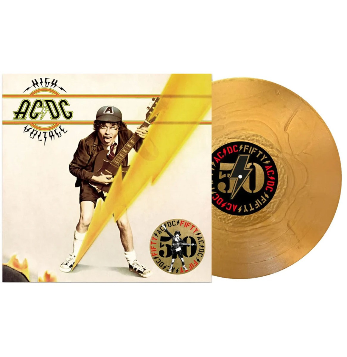 AC/DC - High Voltage (Goud Vinyl) LP