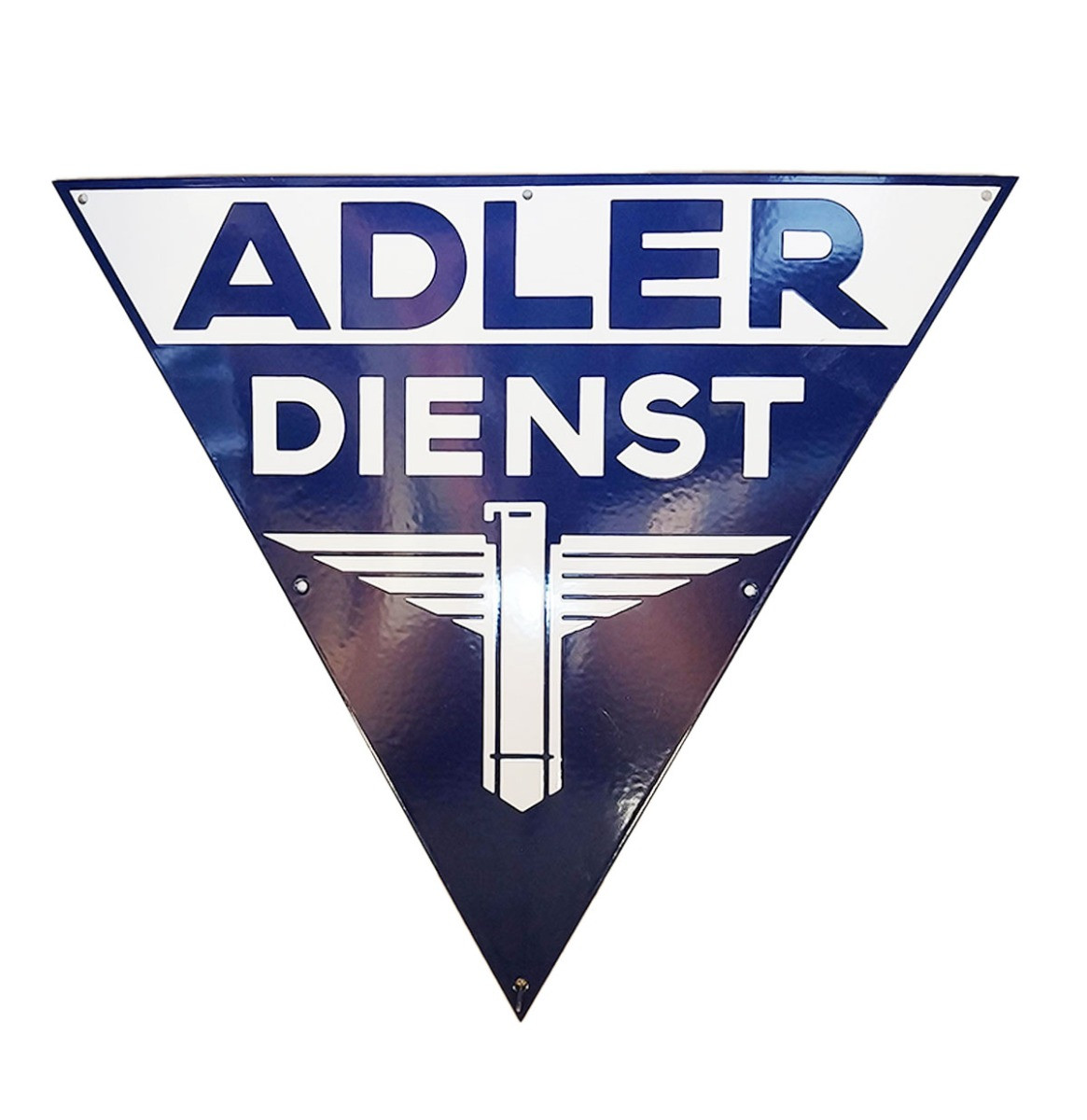 Adler Dienst Logo Emaille Bord - 60 x 52cm