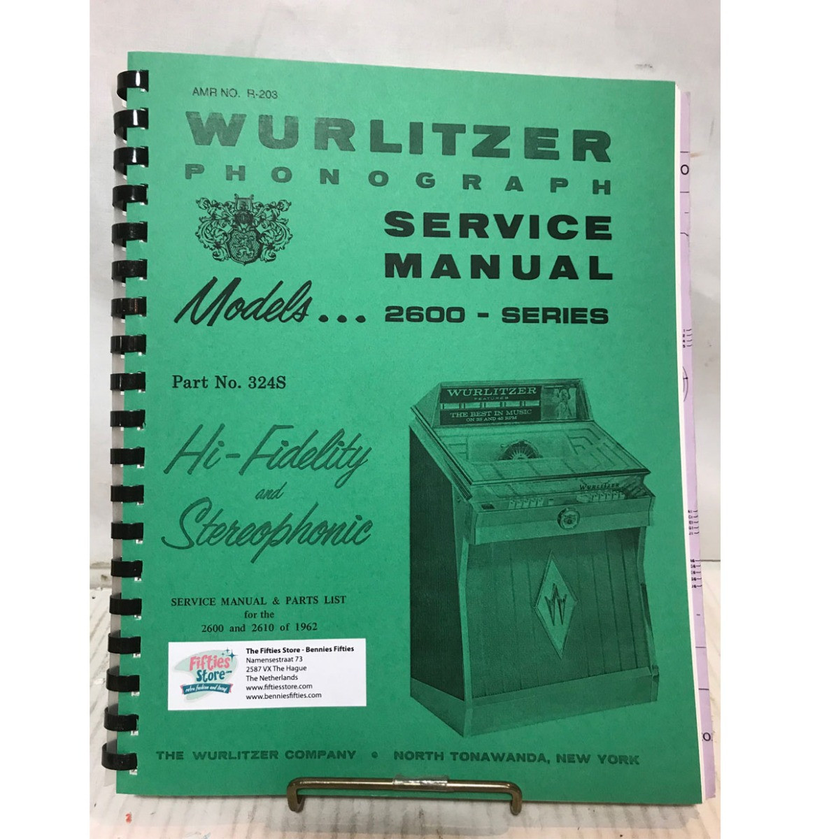 Wurlitzer 2600 Jukebox Service Manual