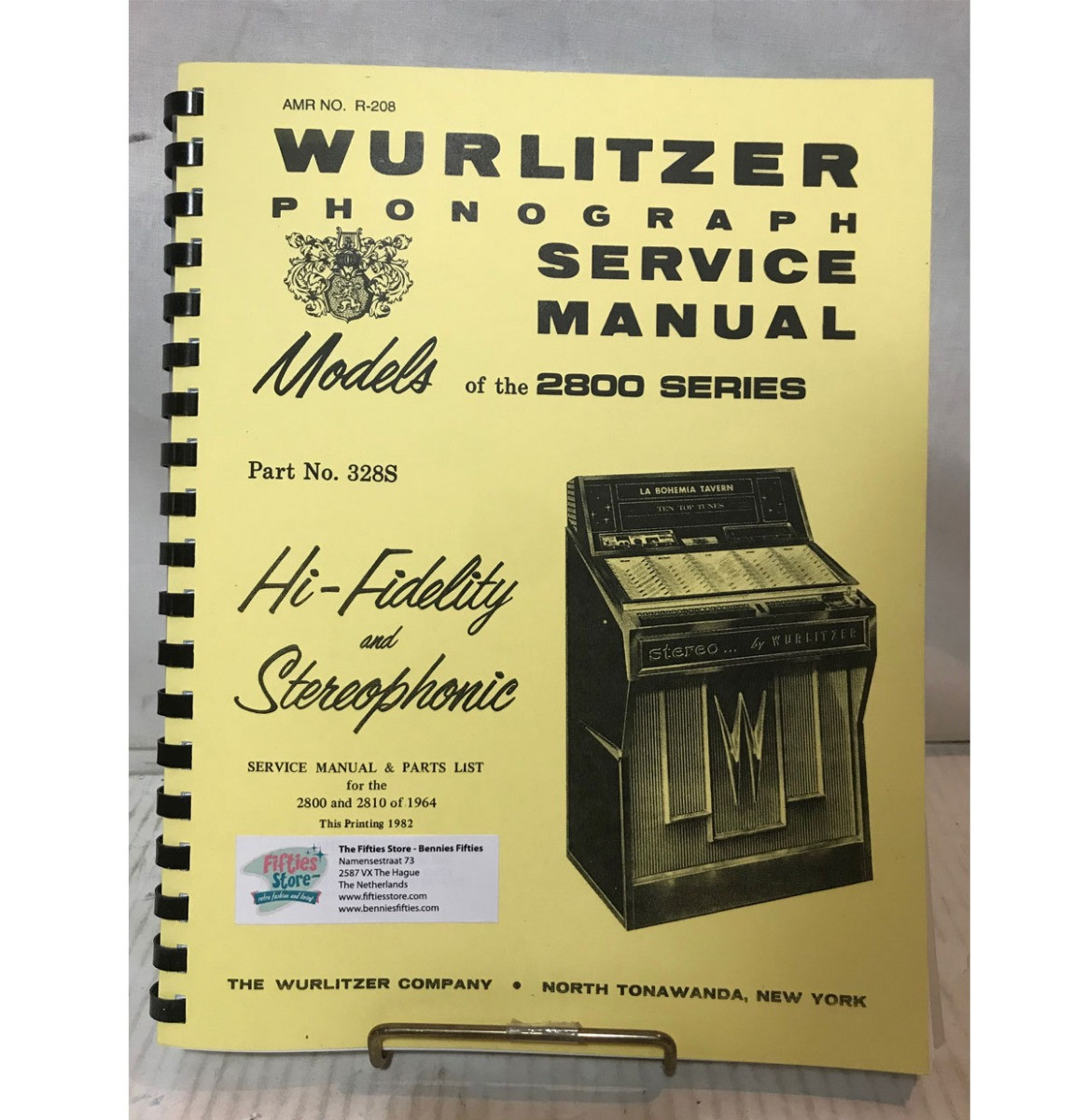 Wurlitzer 2800 And 2810 Jukebox Service Manual