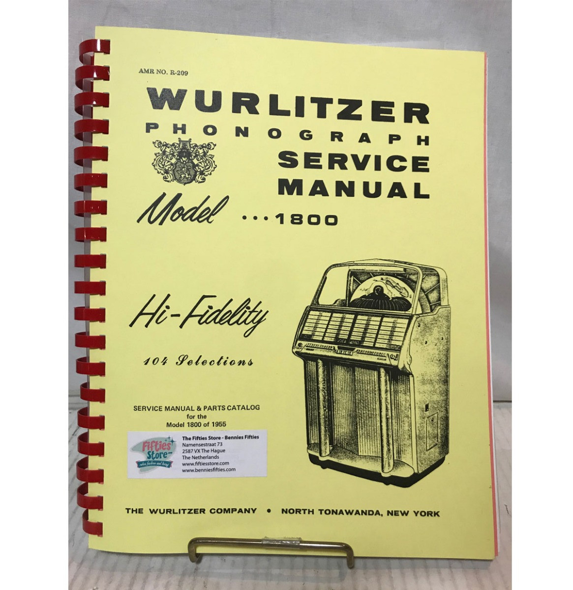 Wurlitzer 1800 Jukebox Service Manual