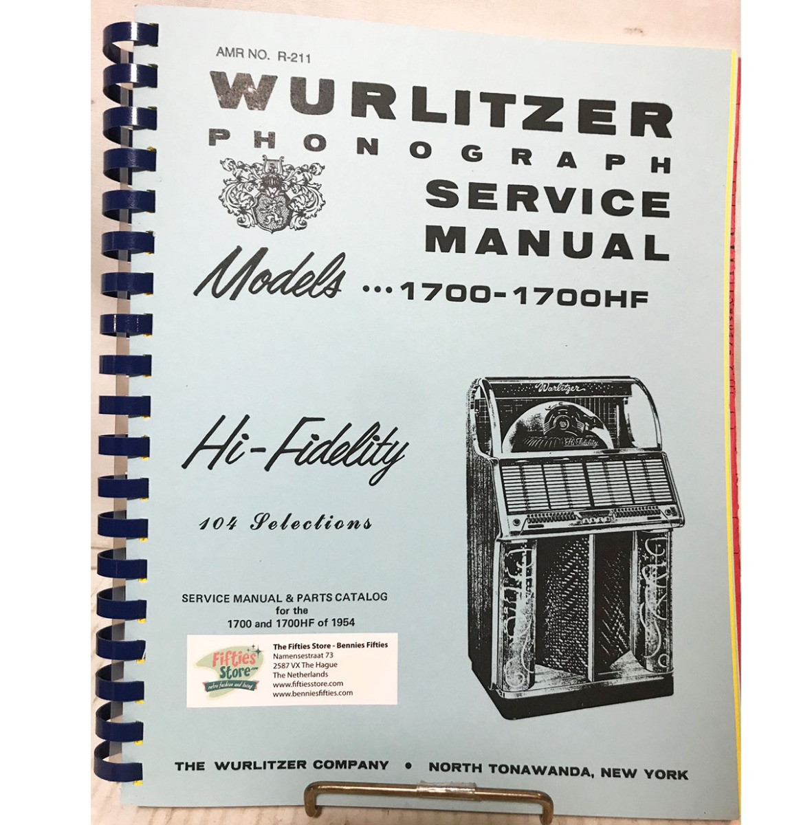Service Manual - Wurlitzer Jukebox Model 1700-1700HF
