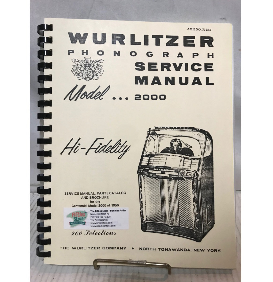 Wurlitzer 2000 Jukebox Service Manual