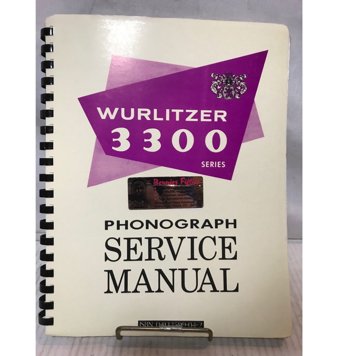 Wurlitzer 3300 Jukebox Service Manual
