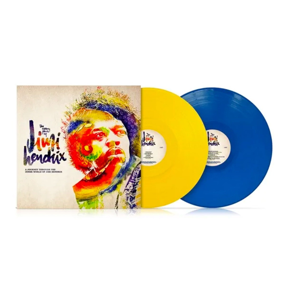 Various Artists - The Many Faces Of Jimi Hendrix (Gekleurd Vinyl) 2LP