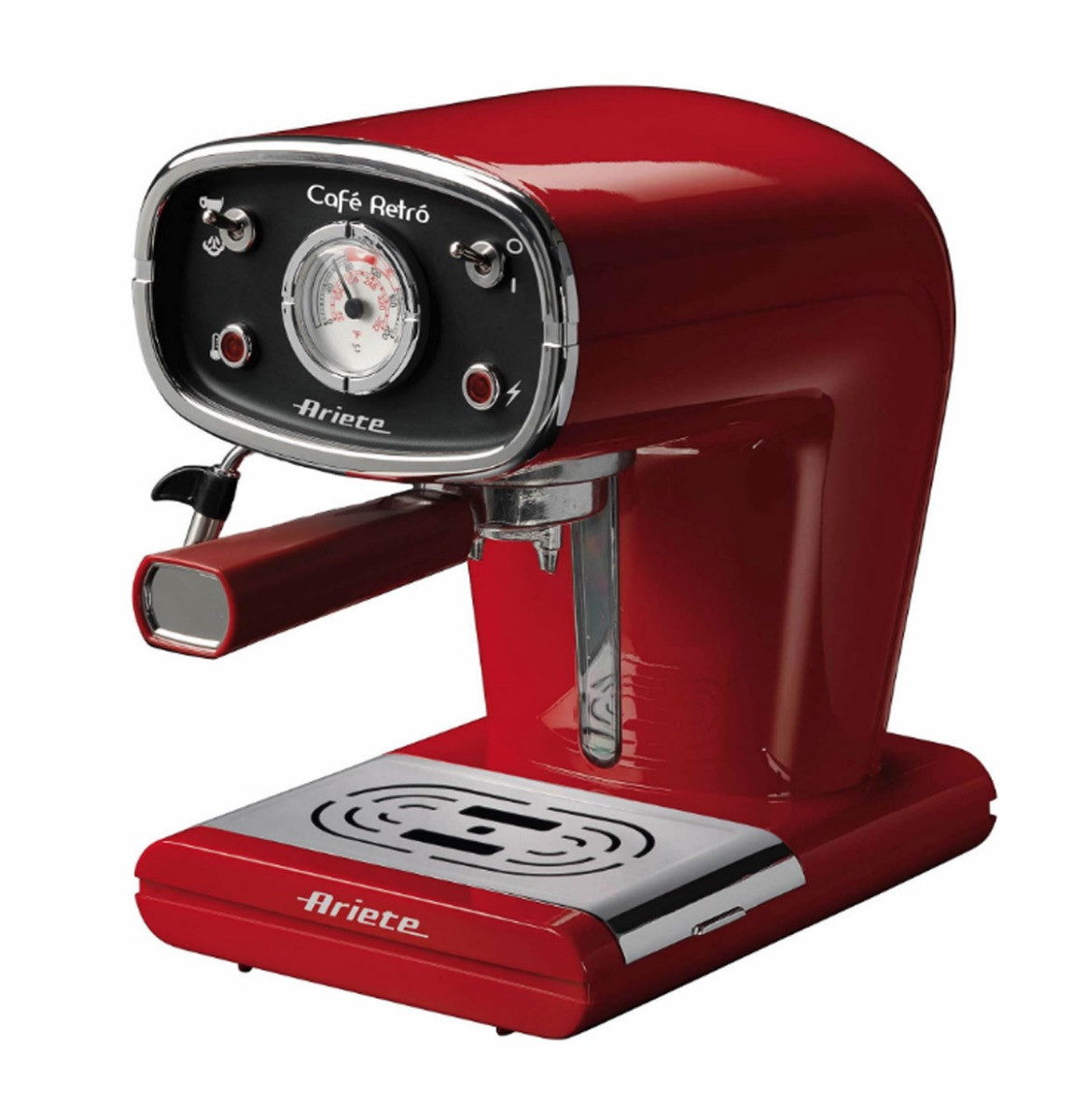 Ariete Café Retro Espresso Machine - Rood