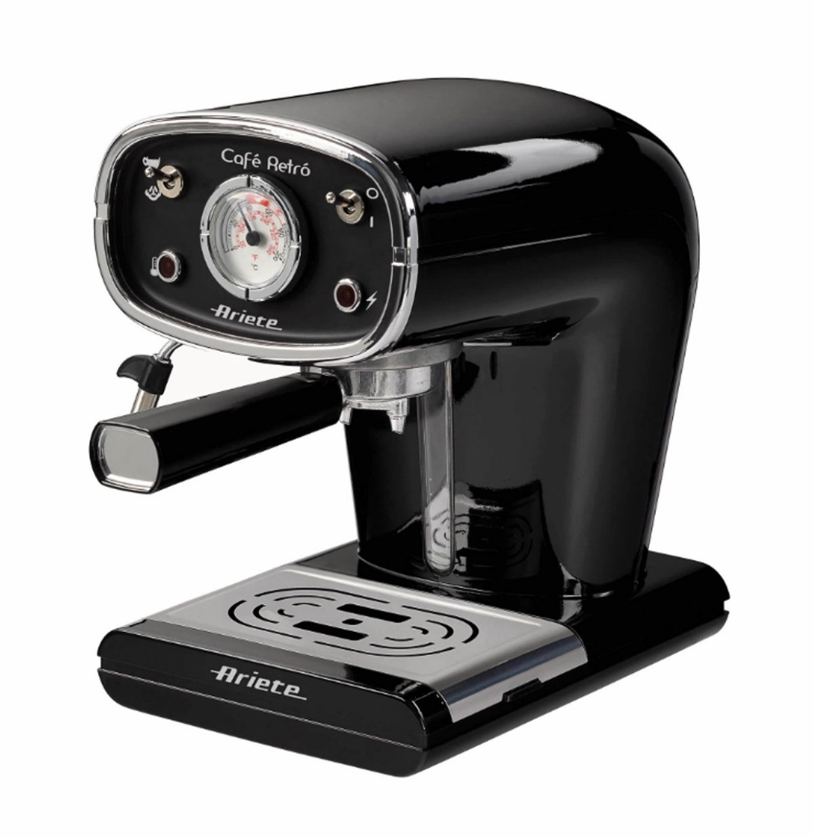 Ariete Café Retro Espresso Machine - Zwart