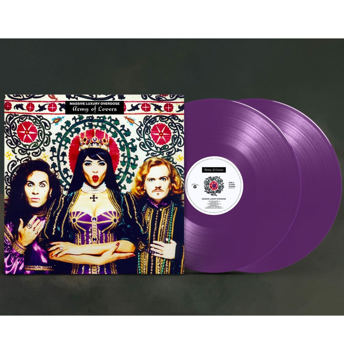 Army Of Lovers - Massive Luxury Overdoze 2LP (Purple Violet Vinyl) ZEER GELIMITEERD
