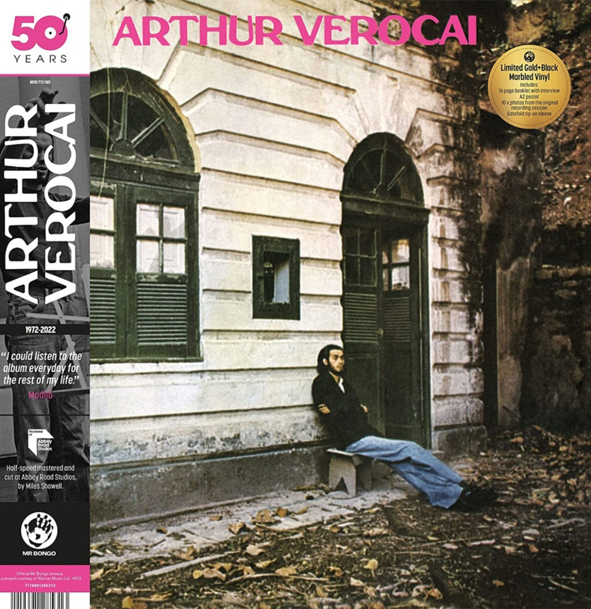 Arthur Verocai - Arthur Verocai (Half Speed Mastered)(Gekleurd Vinyl) LP