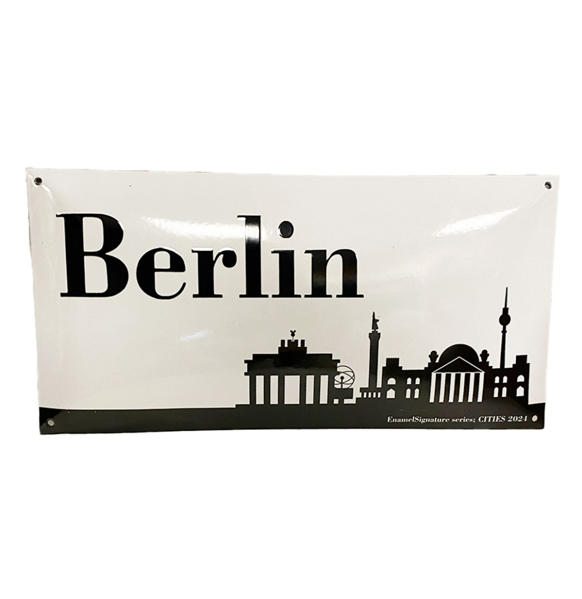 Berlijn Emaille Bord - 50 x 25cm