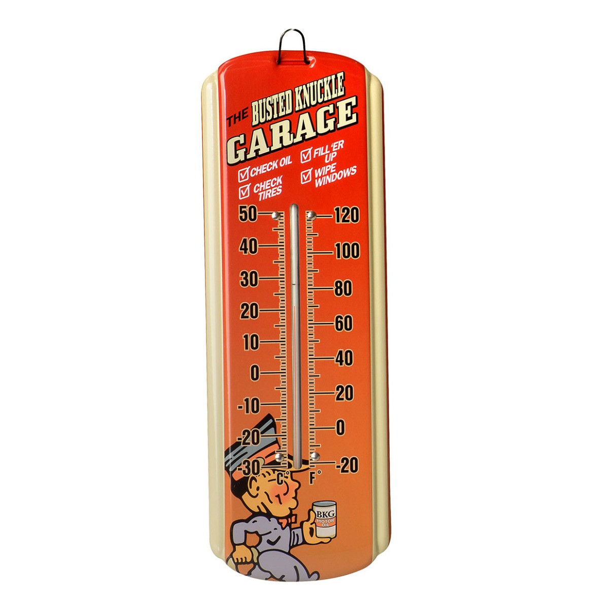The Busted Knuckle Garage Mini Thermometer