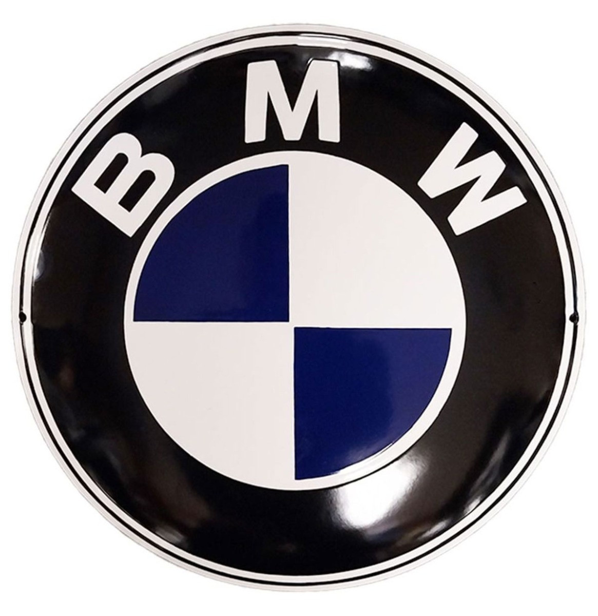 BMW Logo Emaille Bord - Ø60cm