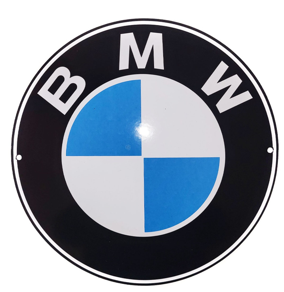 BMW Logo Emaille Bord - 30 cm ø