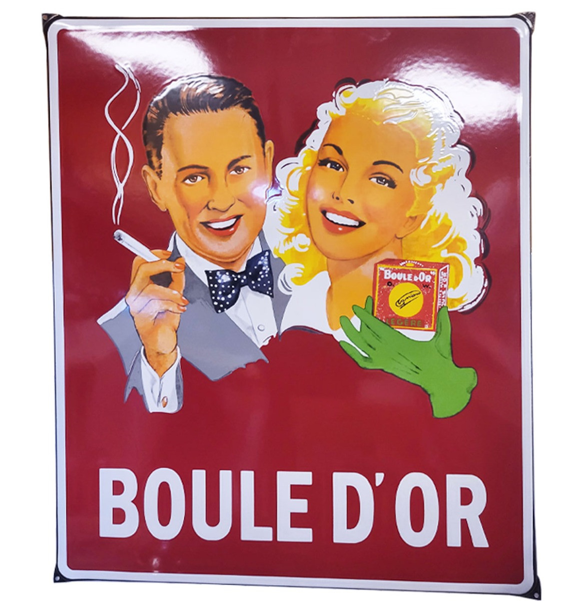 Boule D&apos;Or Emaille Bord - 64 x 55 cm