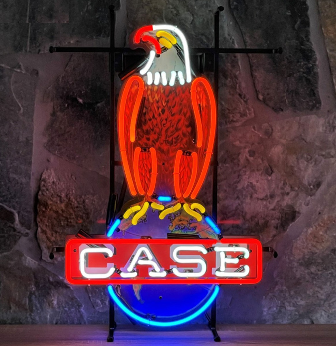 Case Neon Verlichting Met Achterplaat - 45 x 65 cm