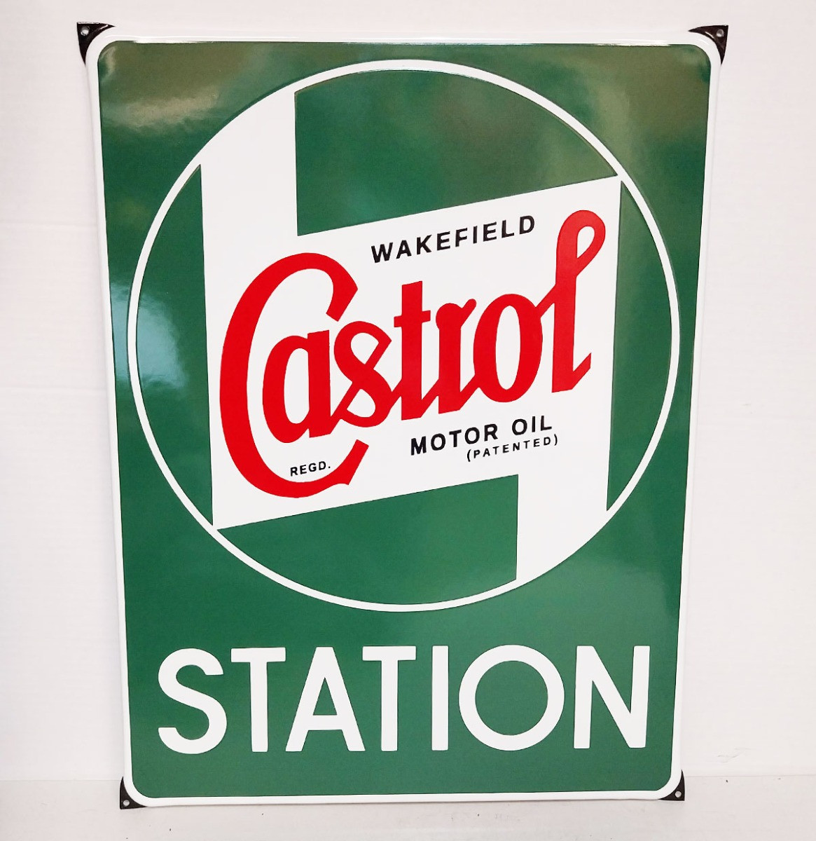 Castrol Station Emaille Bord - 52 x 40cm
