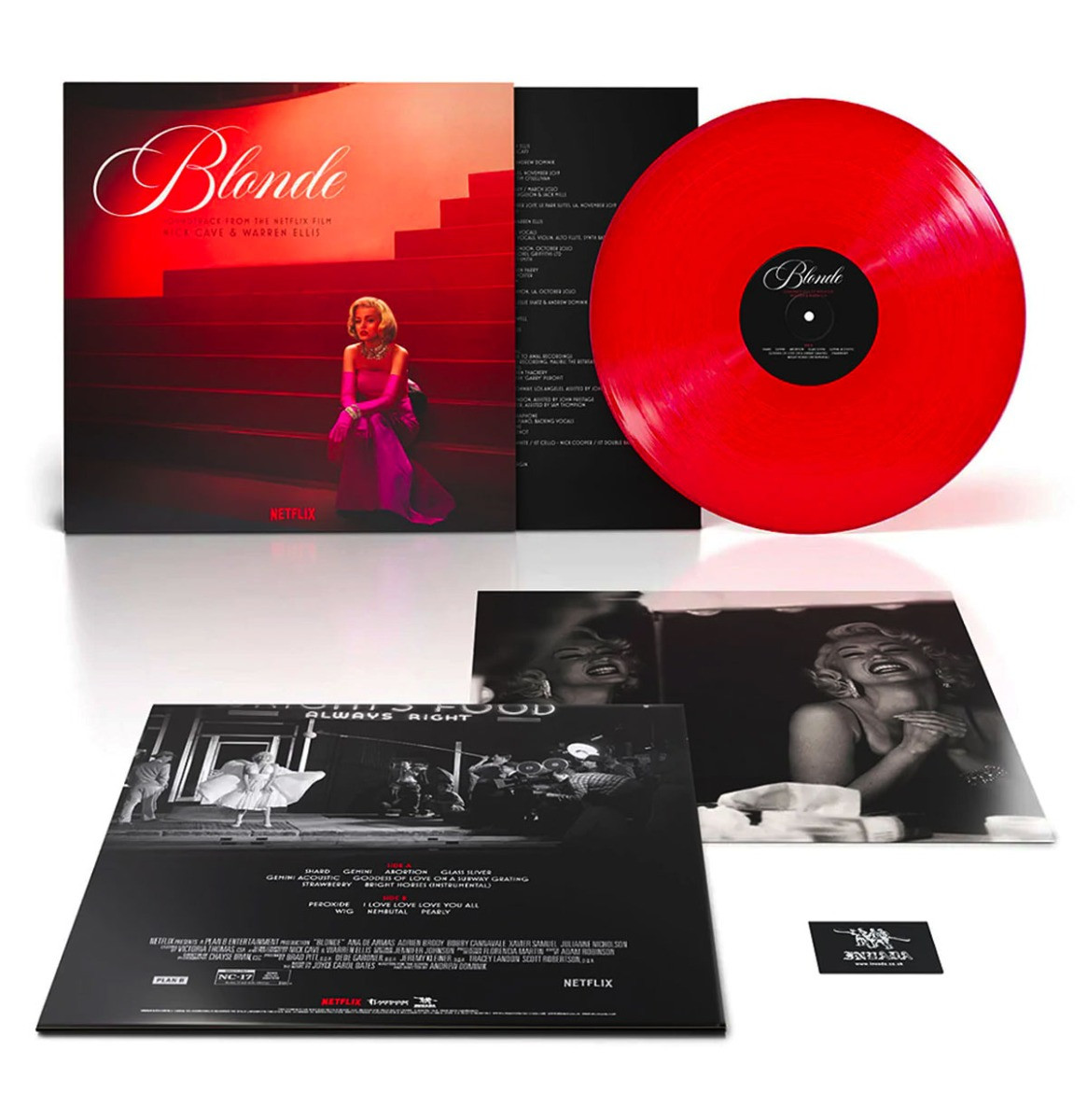 Soundtrack - Blonde (Rood Vinyl) LP Nick Cave, Warren Ellis