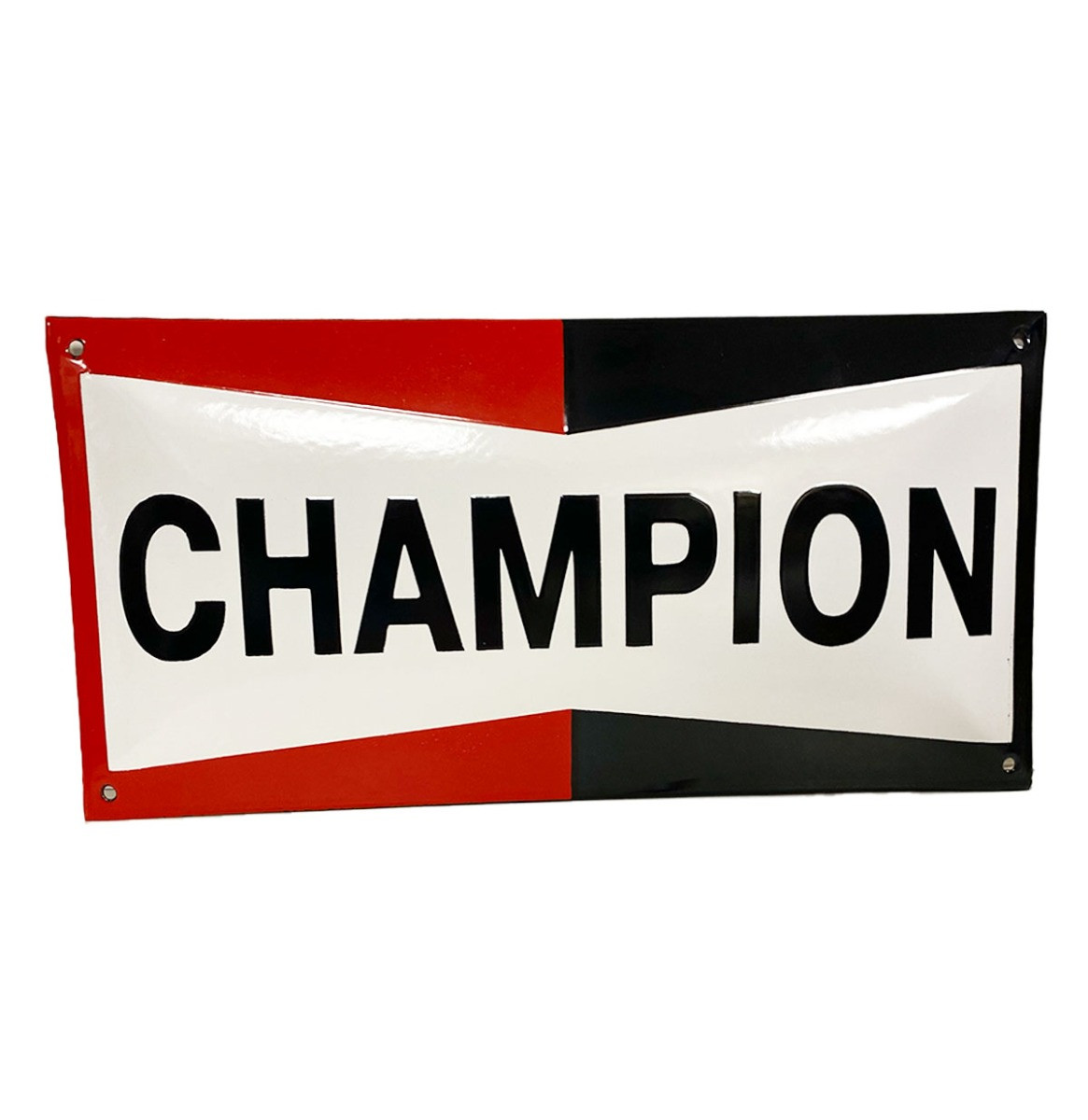 Champion Logo Emaille Bord - 40 x 20 cm