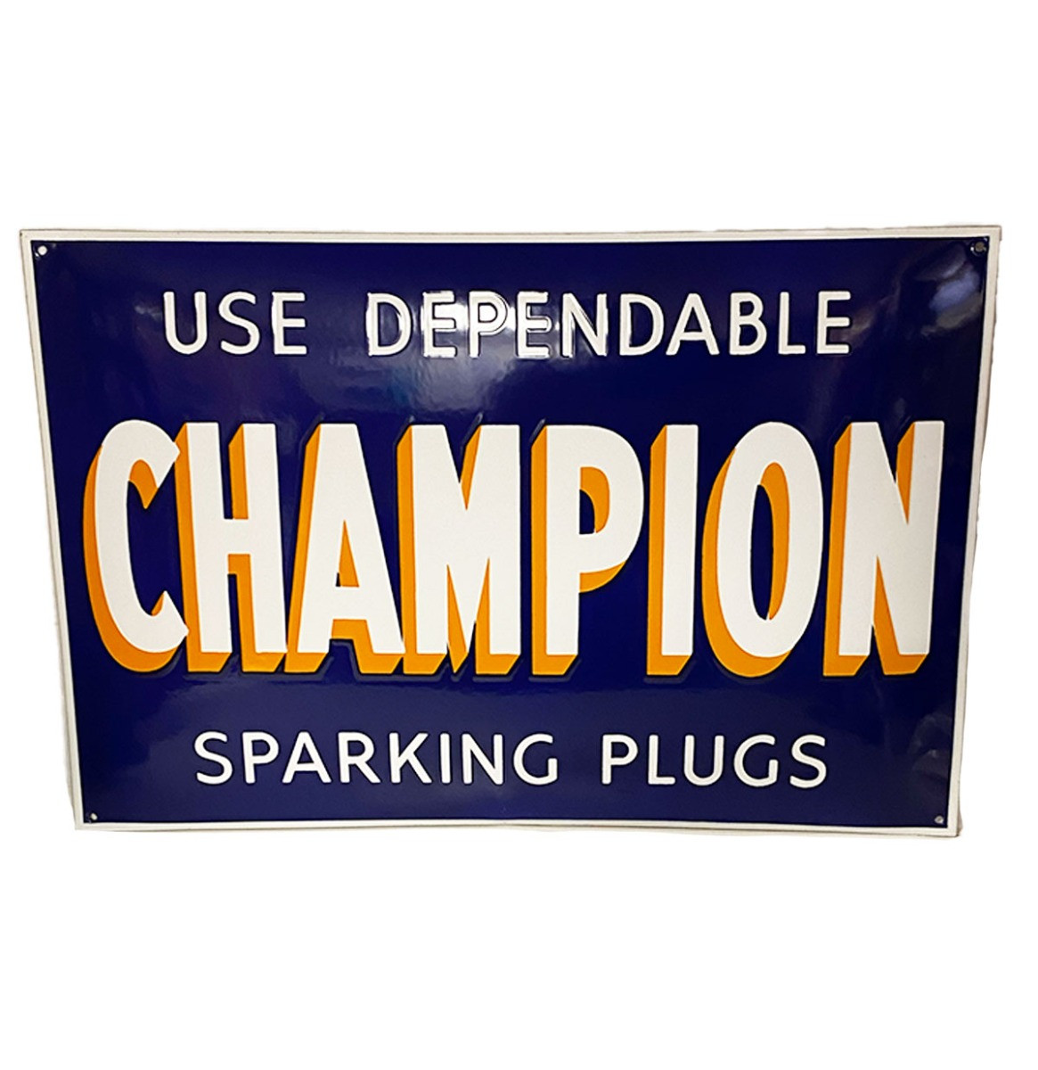 Champion Dependable Spark Plugs Emaille Bord - 60 x 40cm