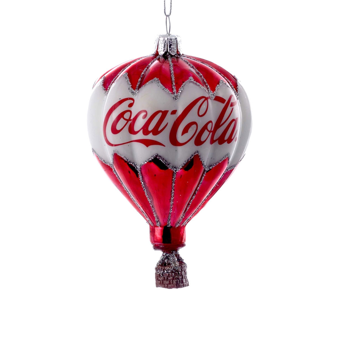 Coca-Cola Balloon Glass Christmas Ornament