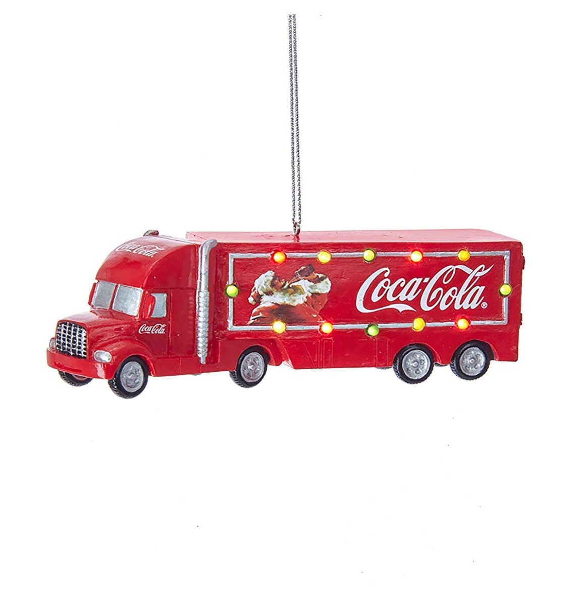 Coca-Cola Vrachtwagen Met Werkende Lichtjes Kersthanger