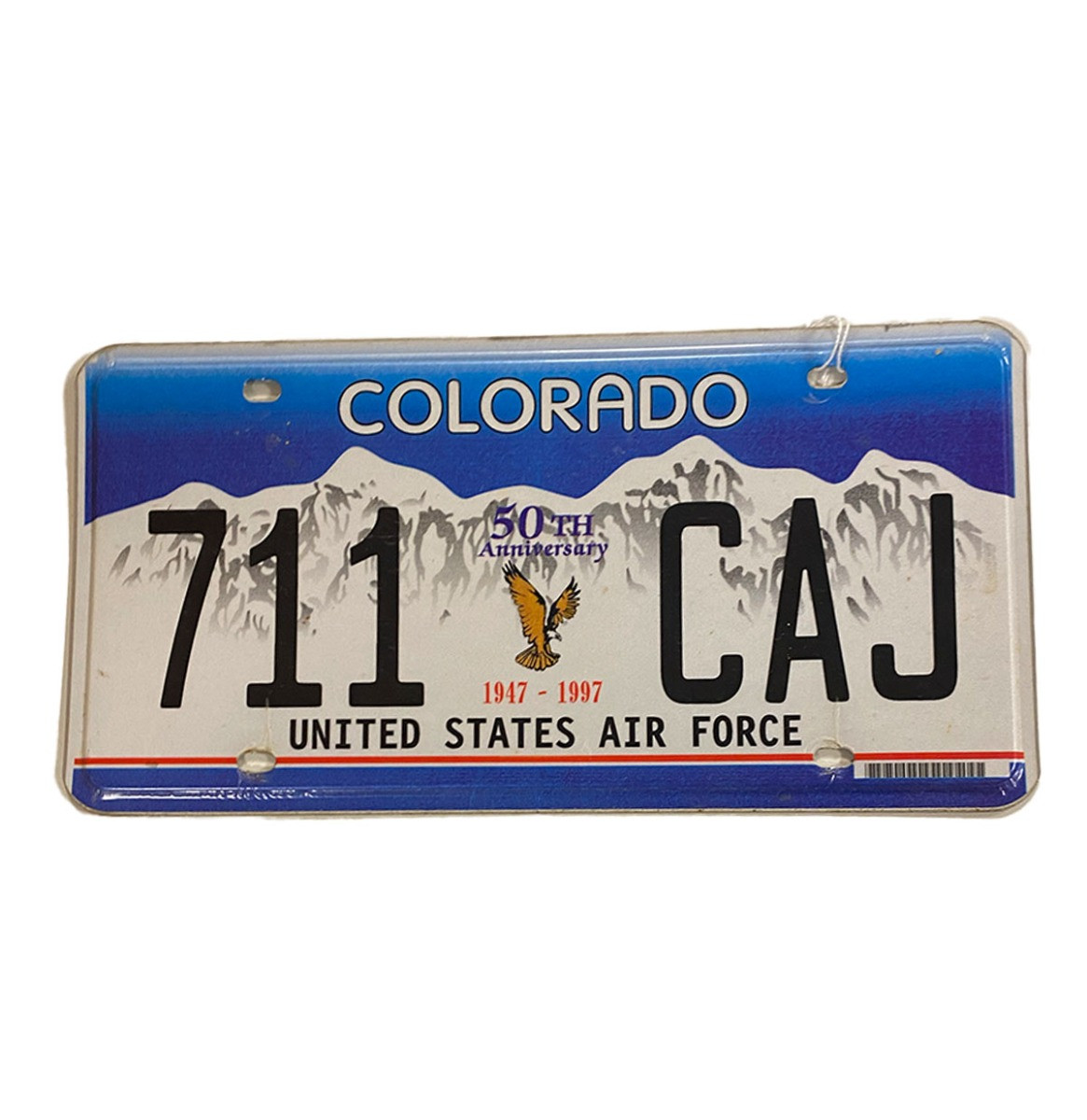 Colorado United States Air Force Kentekenplaat - Origineel