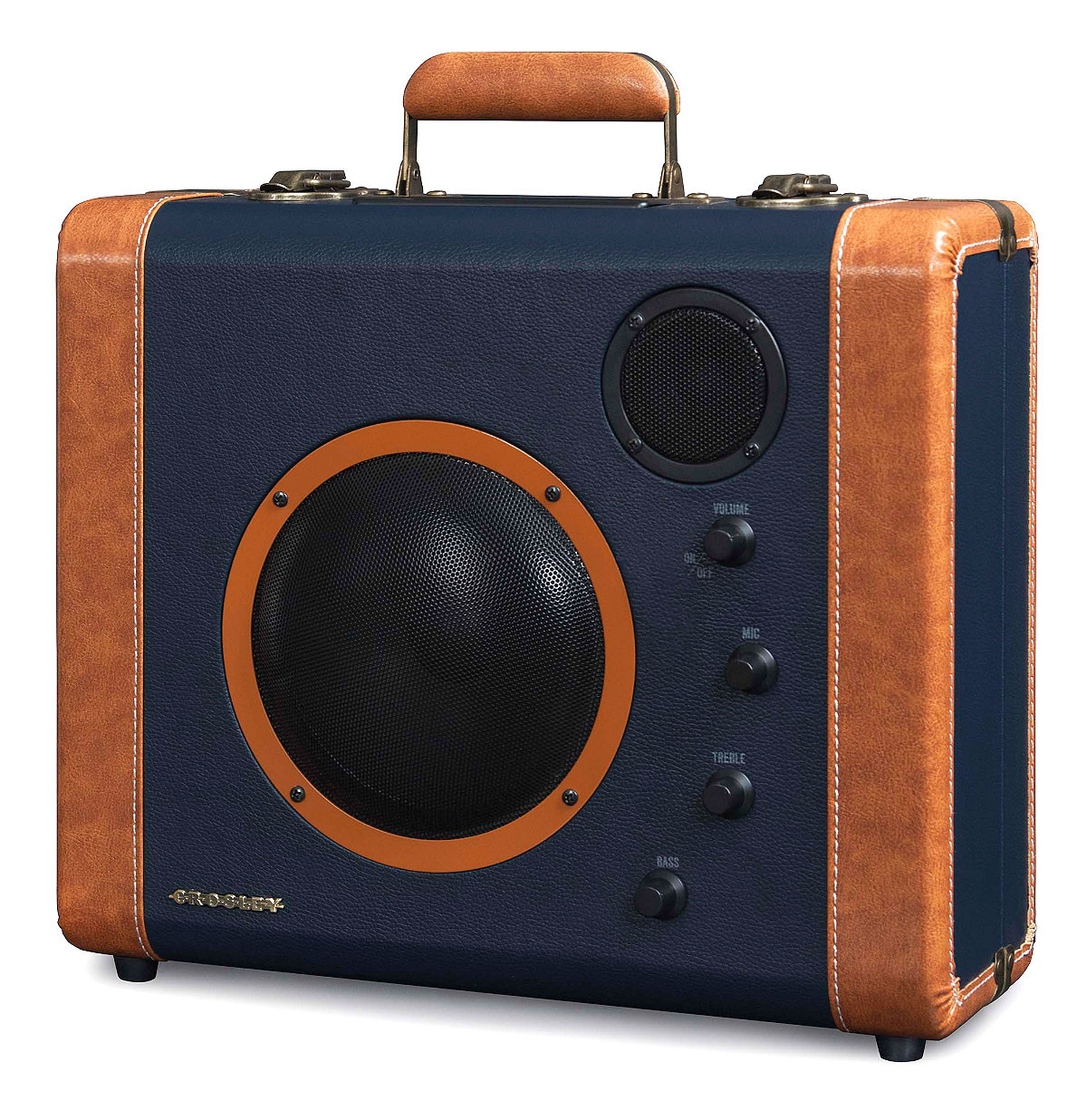Crosley Soundbomb Portable Speaker System Blauw - Vintage Suitcase