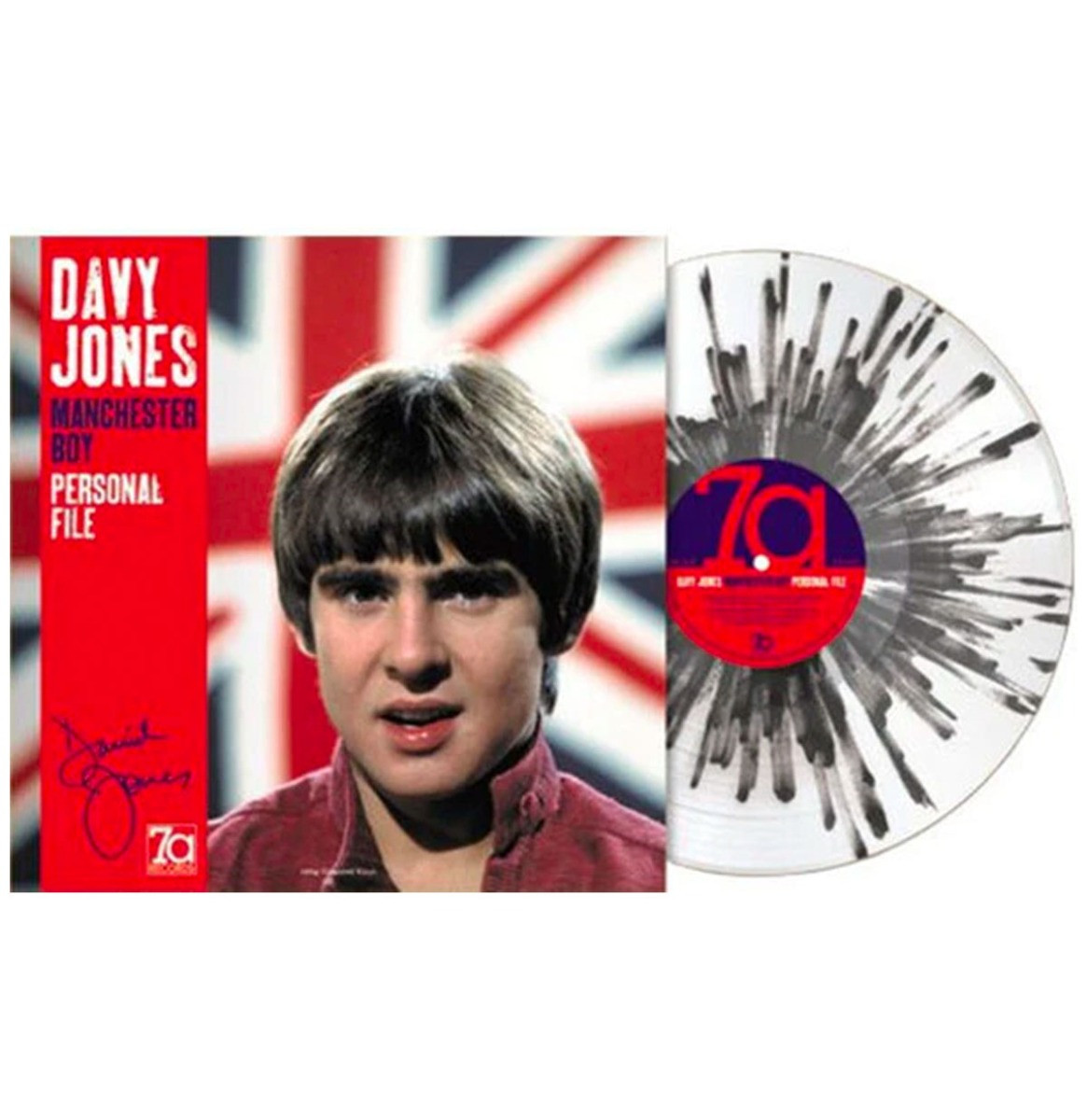 Davy Jones - Manchester Boy - Personal File (Gekleurd Vinyl) LP