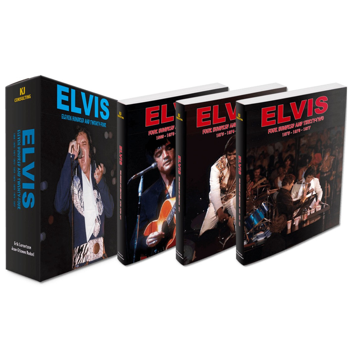 Elvis Presley: Eleven Hundred and Twenty-Four 3 Hardcover Boeken in SlipCase