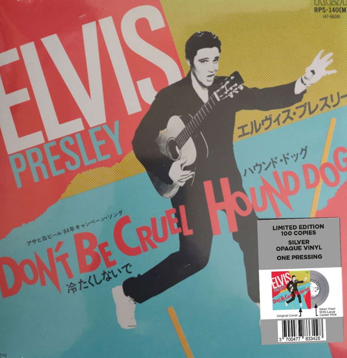 Single: Elvis Presley - Don&apos;t Be Cruel / Hound Dog 7" (Limited Edition, Zilver Vinyl)