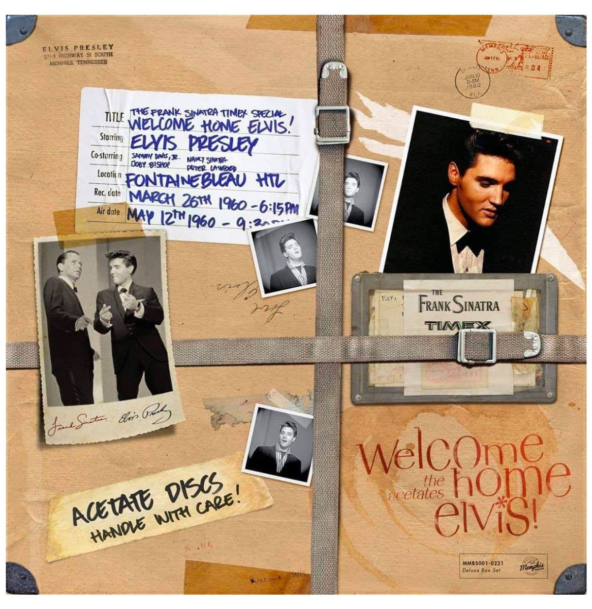Elvis Presley - Welcome Home Elvis! Deluxe Box Set 3-LP - ROOD VINYL EDITIE