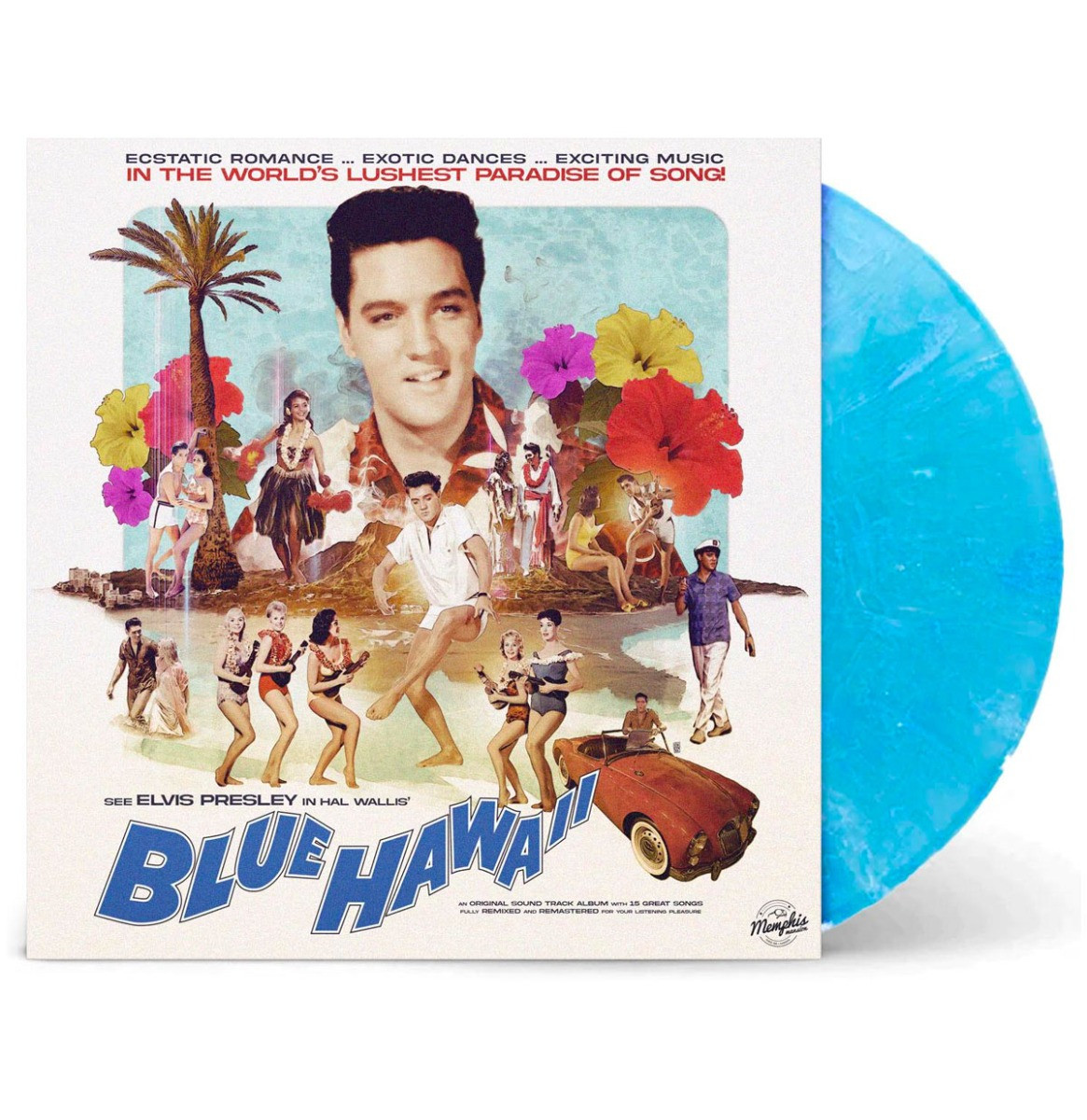 Elvis Presley - Blue Hawaii LP - BLAUW Gelimiteerde Oplage
