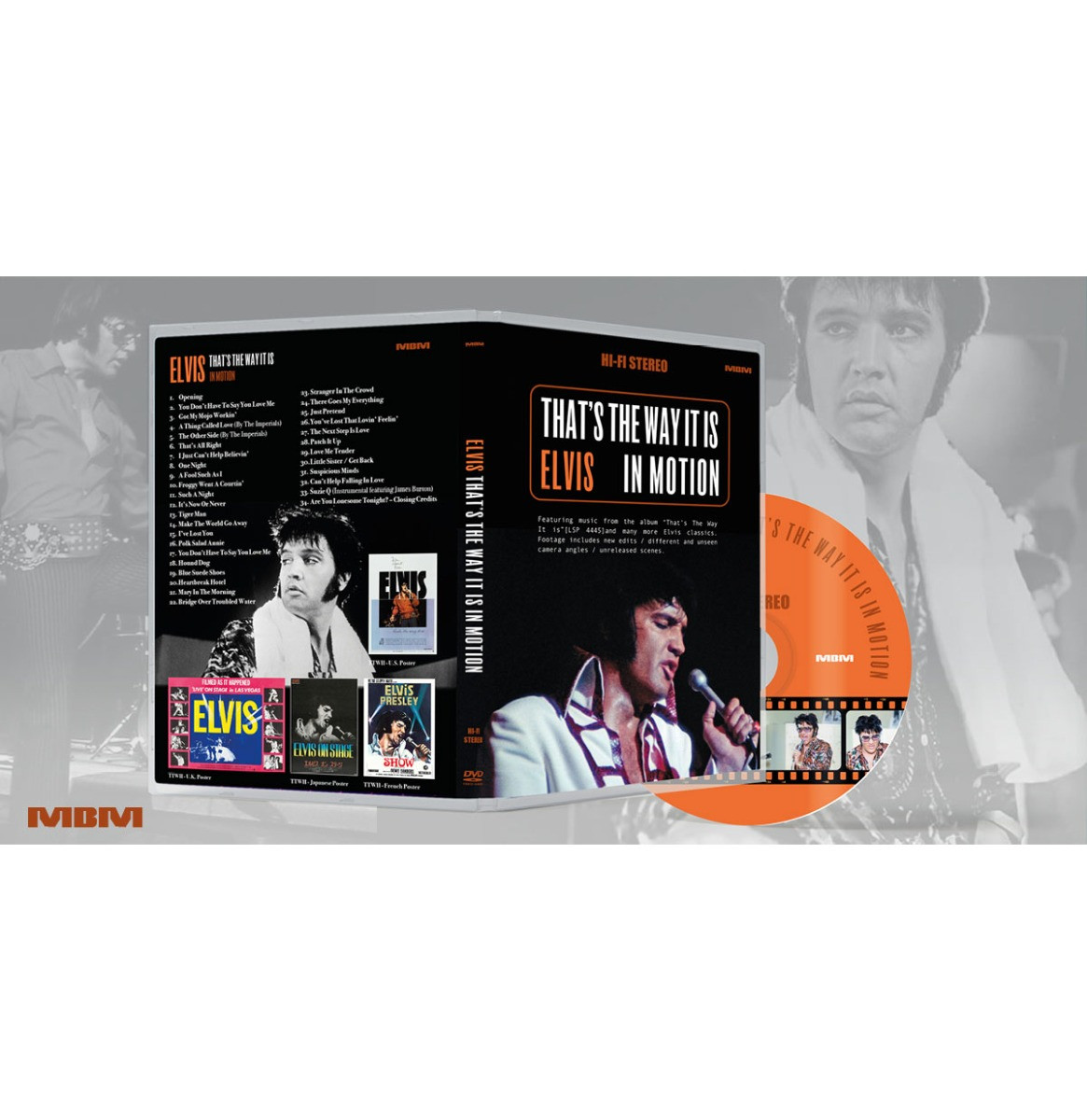 Elvis Presley That&apos;s The Way It Is In Motion DVD