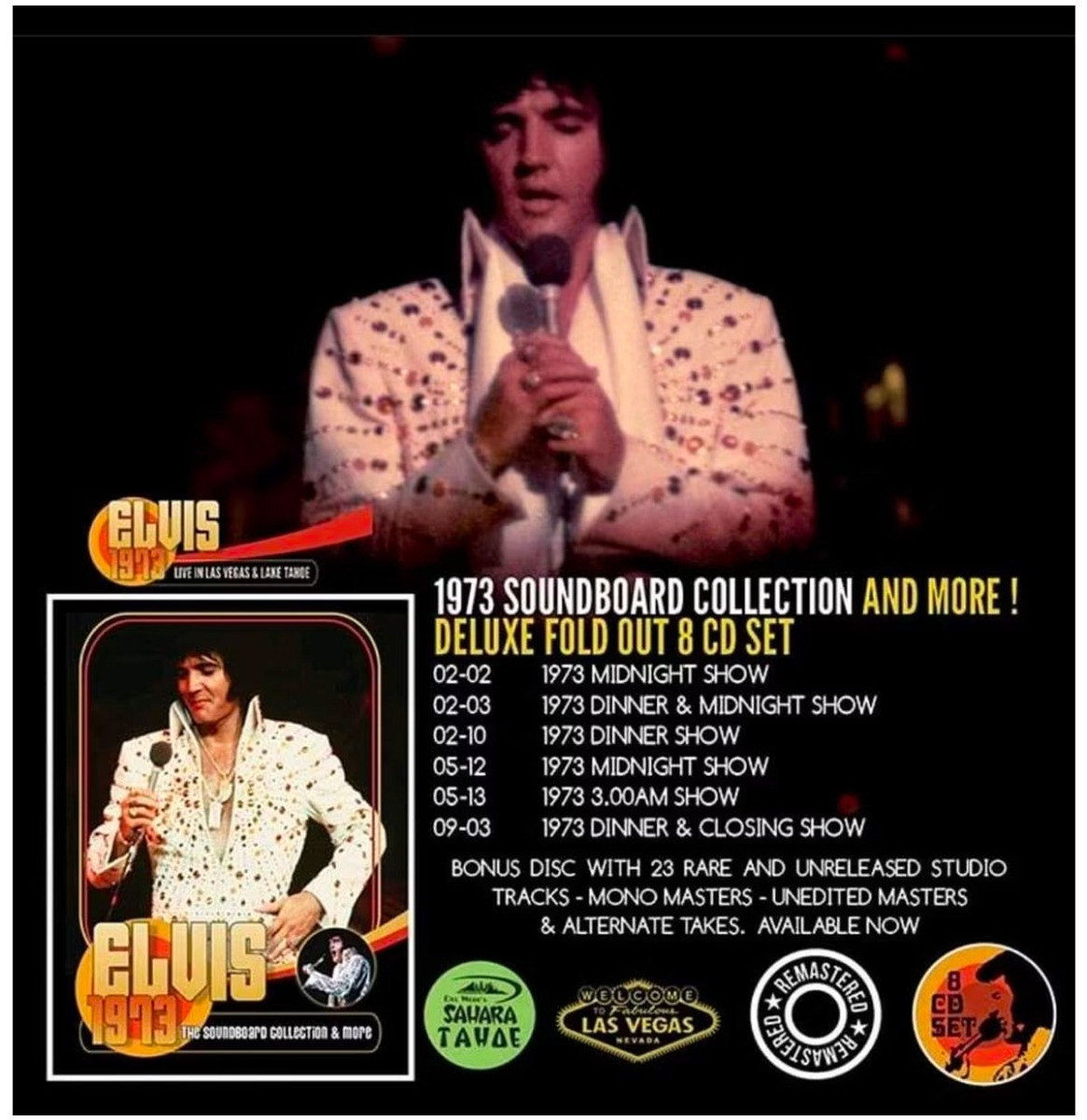 Elvis Presley - Elvis 1973 Soundboard Collection 8 CD Box