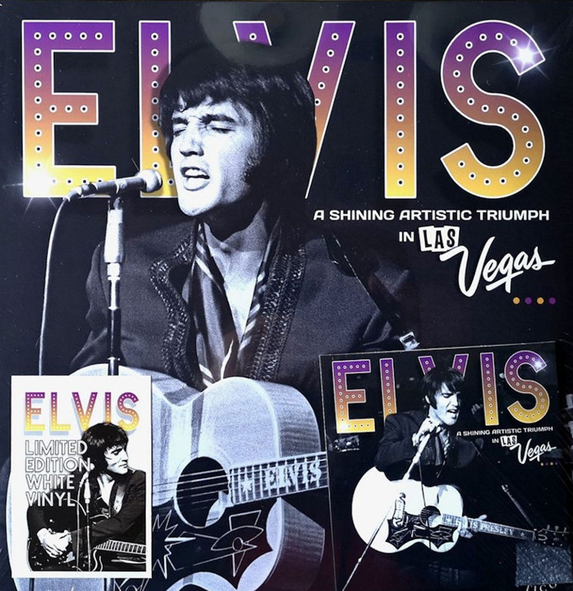 Elvis Presley - A Shining Artistic Triumph In Las Vegas (Wit Vinyl) LP + CD