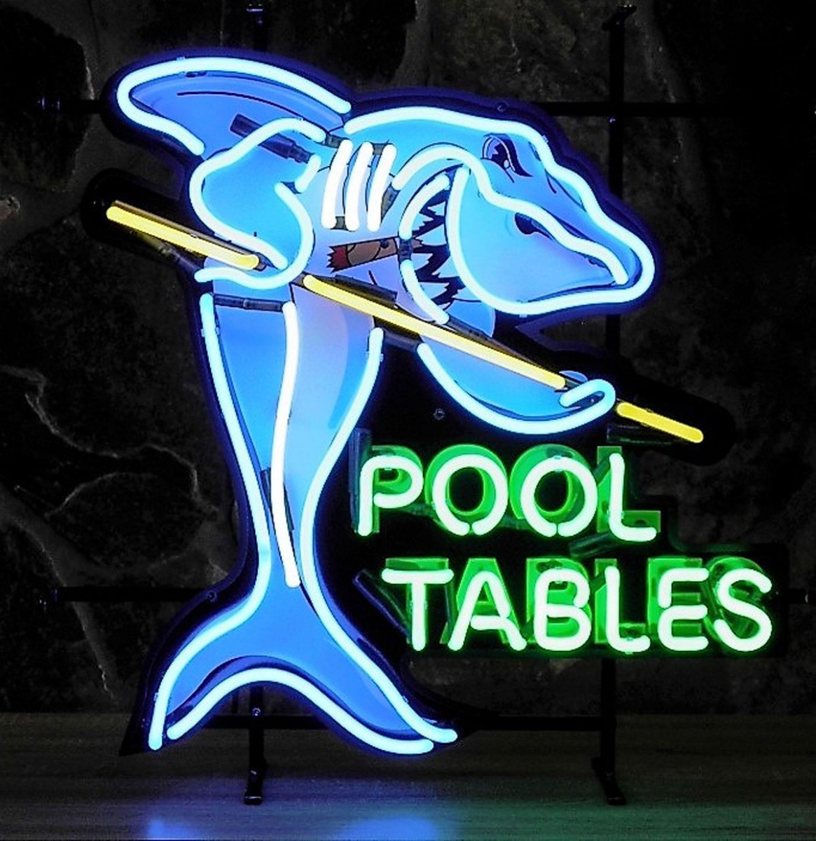 Pool Tables Neon Verlichting Met Achterplaat - 68 x 68 cm