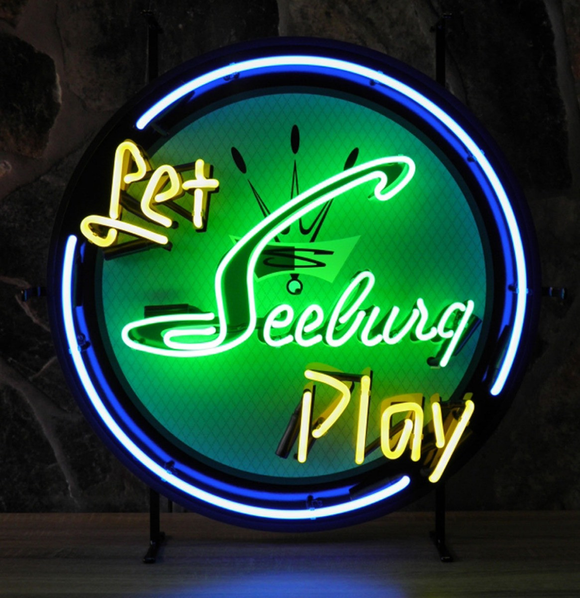 Let Seeburg Play Neon Verlichting 60 x 60 cm