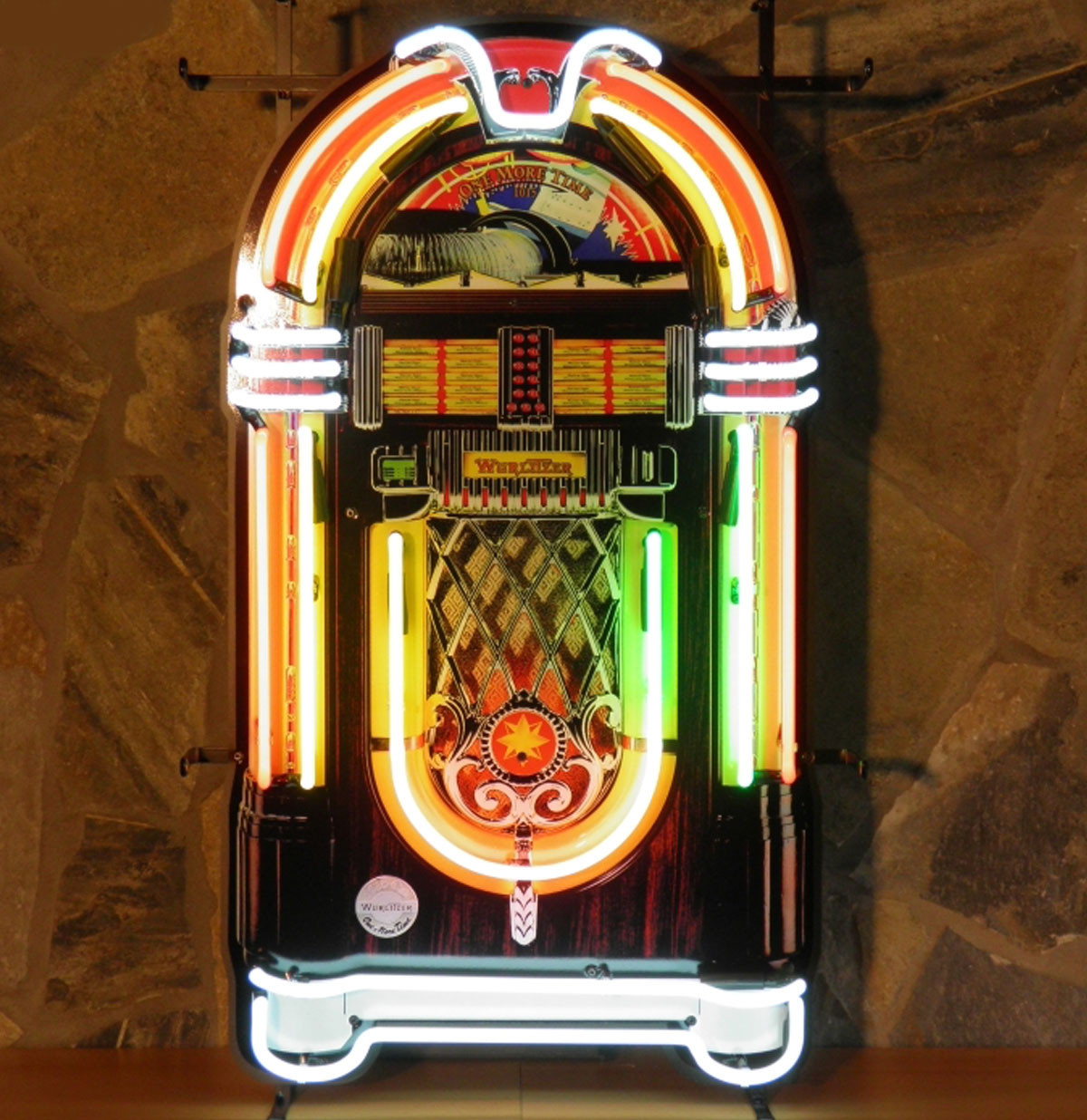 Jukebox Neon Verlichting Met Bord 86 x 51 cm