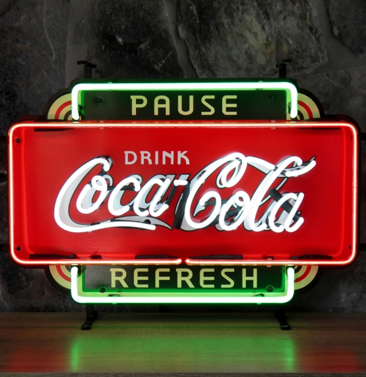 Coca-Cola Pause Refresh Neon Verlichting 62 x 42 cm